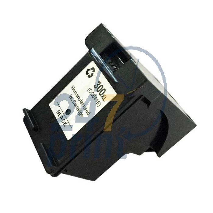Refilled HP CC641E Inkt Cartridge Zwart van 247print.nl