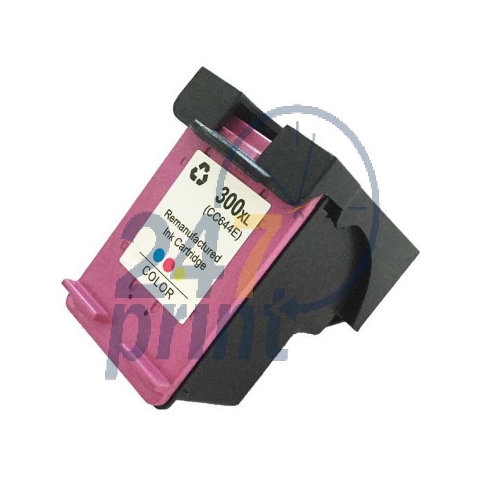 Refilled HP CC644E Inkt Cartridge  3- Kleuren van 247print.nl