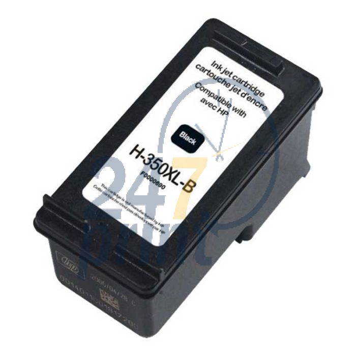 Refilled HP CB336E Inkt Cartridge  Zwart van 247print.nl