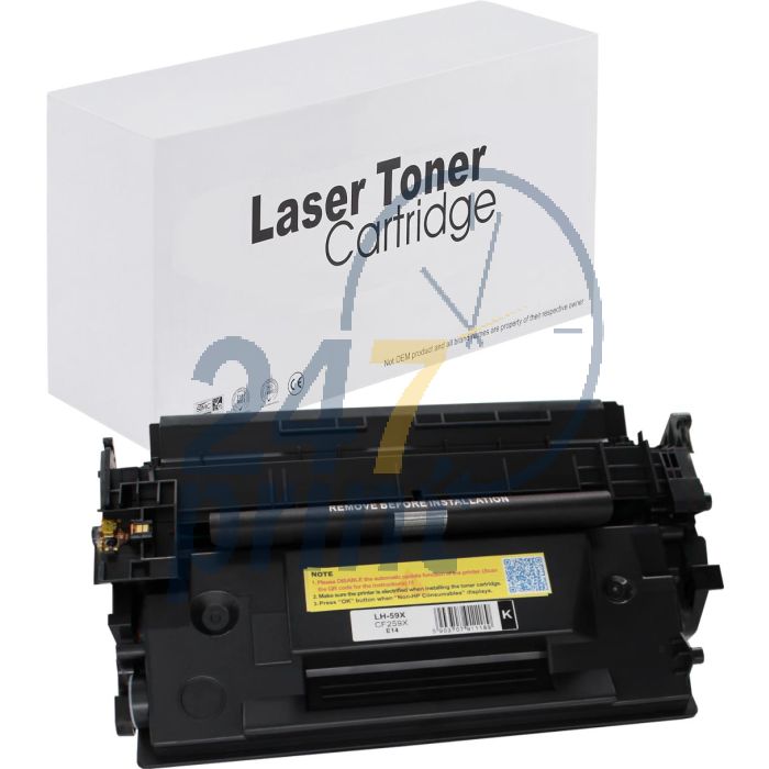 Compatible HP CF259X / 59X Toner Cartridge  Zwart van 247print.nl