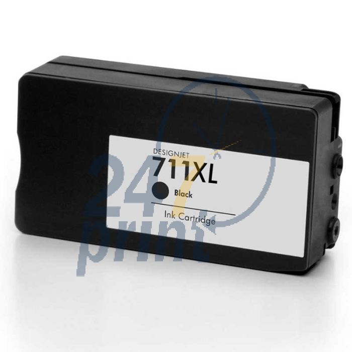 Compatible HP 711XL /  CZ133A Inkt Cartridge  Zwart van 247print.nl