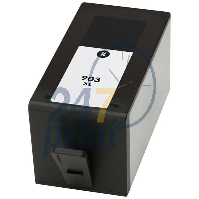 Compatible HP 903XLBK / T6M15AE Inkt Cartridge  Zwart van 247print.nl