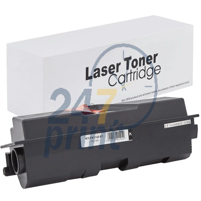 Compatible KYOCERA TK-1140 Toner Cartridge  Zwart van 247print.nl