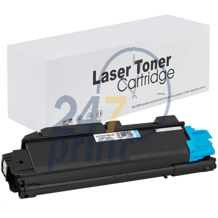 Compatible KYOCERA TK-5140C Toner Cartridge Cyaan van 247print.nl
