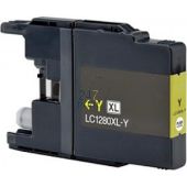 Compatible BROTHER LC-1280XLY Inkt Cartridge  Geel van 247print.nl