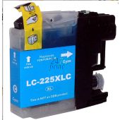 Compatible BROTHER LC-225XLC Inkt Cartridge  Cyaan van 247print.nl