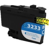 Compatible BROTHER LC-3233C Inkt Cartridge  Cyaan van 247print.nl