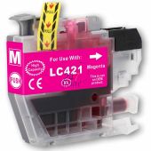 Compatible BROTHER LC-421 / LC421 Inkt Cartridge Magenta van 247print.nl