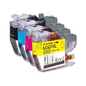 Compatible BROTHER LC-421XL Inkt Cartridge Geel van 247print.nl
