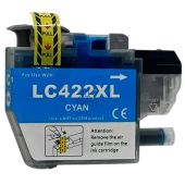 Compatible BROTHER LC-422XL Inkt Cartridge  Cyaan van 247print.nl