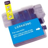 Compatible BROTHER LC-985C Inkt Cartridge  Cyaan van 247print.nl