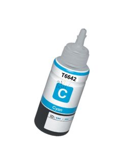 Compatible EPSON 664 / T6442 Inkttank  Cyaan van 247print.nl