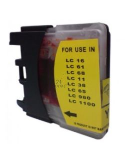 Compatible BROTHER LC-1100Y Inkt Cartridge Geel van 247print.nl