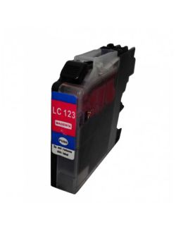 Compatible BROTHER LC-123M Inkt Cartridge Magenta van 247print.nl