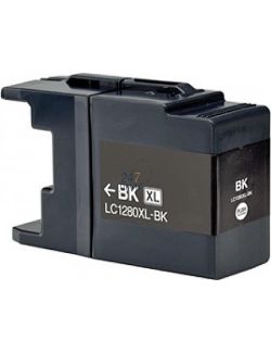 Compatible BROTHER LC-1280XLBK Inkt Cartridge  Zwart van 247print.nl