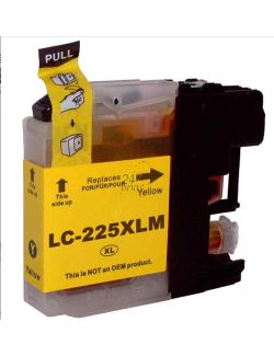 Compatible BROTHER LC-225XLY Inkt Cartridge Geel van 247print.nl
