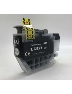 Compatible BROTHER LC-421 / LC421 Inkt Cartridge Zwart van 247print.nl