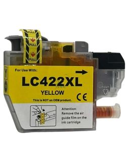 Compatible BROTHER LC-422XL Inkt Cartridge  Geel van 247print.nl