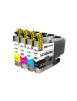 Compatible BROTHER LC-424 Inkt Cartridge  Magenta van 247print.nl