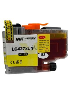 Compatible BROTHER LC-427XLY Inkt Cartridge  Geel van 247print.nl