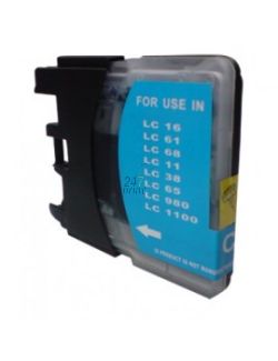 Compatible BROTHER LC-980C Inkt Cartridge  Cyaan van 247print.nl