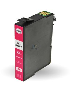 Compatible EPSON 35XL / T3593 Inkt Cartridge Magenta van 247print.nl