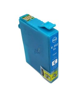 Compatible EPSON 502XL / C13T02W24010 Inkt Cartridge  Cyaan van 247print.nl