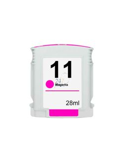 Compatible HP HP 11 / C4837A Inkt Cartridge  Magenta van 247print.nl