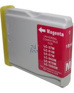 Compatible BROTHER LC-1000M Inkt Cartridge  Magenta van 247print.nl