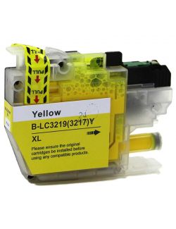 Compatible BROTHER LC-3219XL Y Yellow Inkt Cartridge  Geel van 247print.nl