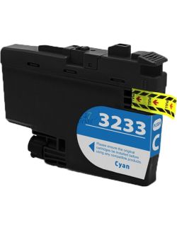 Compatible BROTHER LC-3233C Inkt Cartridge  Cyaan van 247print.nl