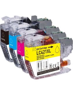Compatible BROTHER LC-421XL / LC421XL Inkt Cartridge  Zwart van 247print.nl