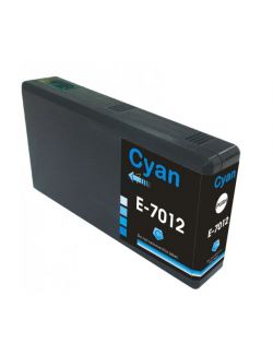 Compatible EPSON T70124010 / T7012 Inkt Cartridge  Cyaan van 247print.nl