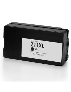 Compatible HP 711XL /  CZ133A Inkt Cartridge  Zwart van 247print.nl