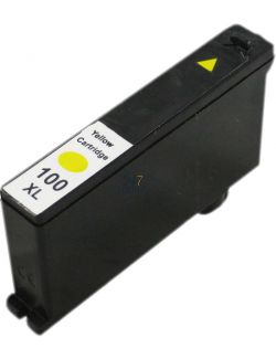 Compatible LEXMARK 100XL 014N1071E Inkt Cartridge  Geel van 247print.nl