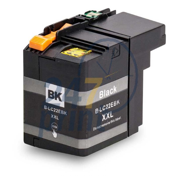 Compatible BROTHER LC-22EBK Inkt Cartridge  Zwart van 247print.nl