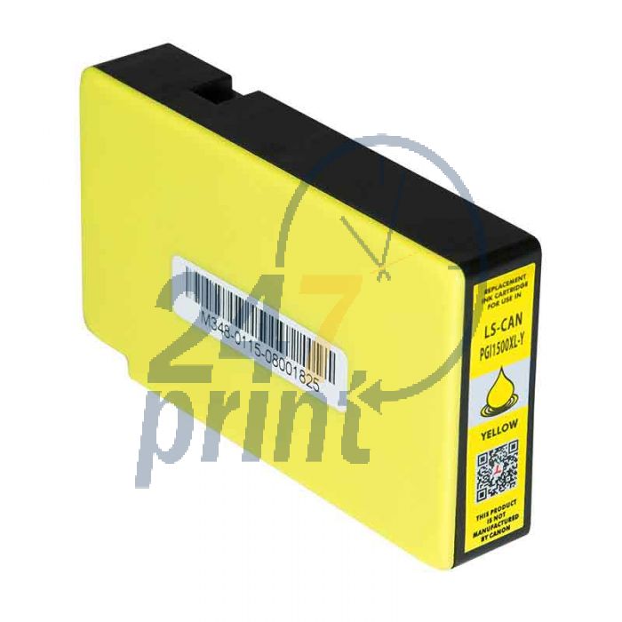 Compatible CANON PGI-1500XLY Yellow Inkt Cartridge  Geel van 247print.nl