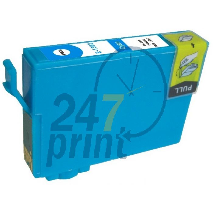 Compatible EPSON T1302 Inkt Cartridge  Cyaan van 247print.nl