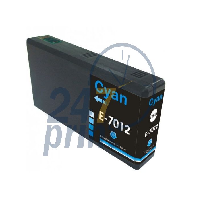 Compatible EPSON T70124010 / T7012 Inkt Cartridge  Cyaan van 247print.nl