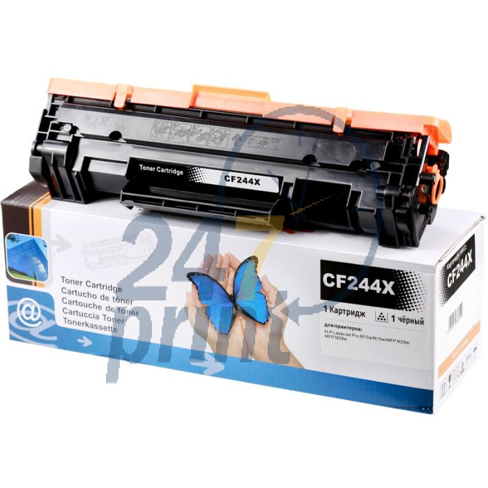 Compatible HP 44X / CF244X Toner Cartridge  Zwart van 247print.nl