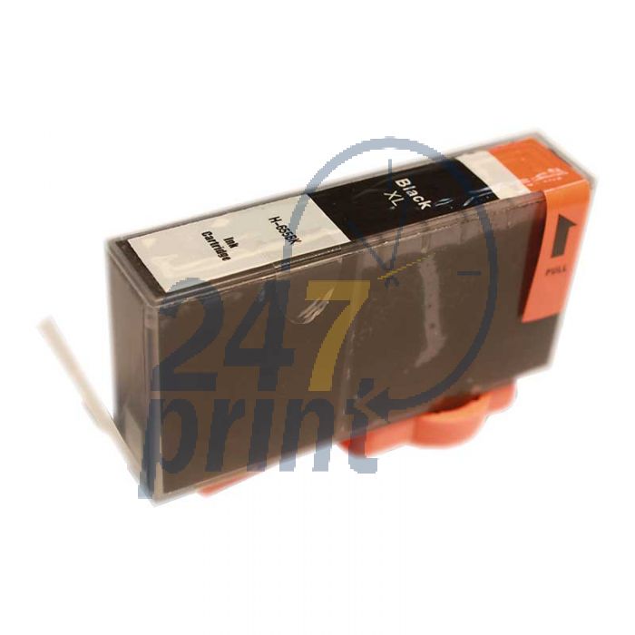 Compatible HP 655 / CZ109AE Inkt Cartridge  Zwart van 247print.nl