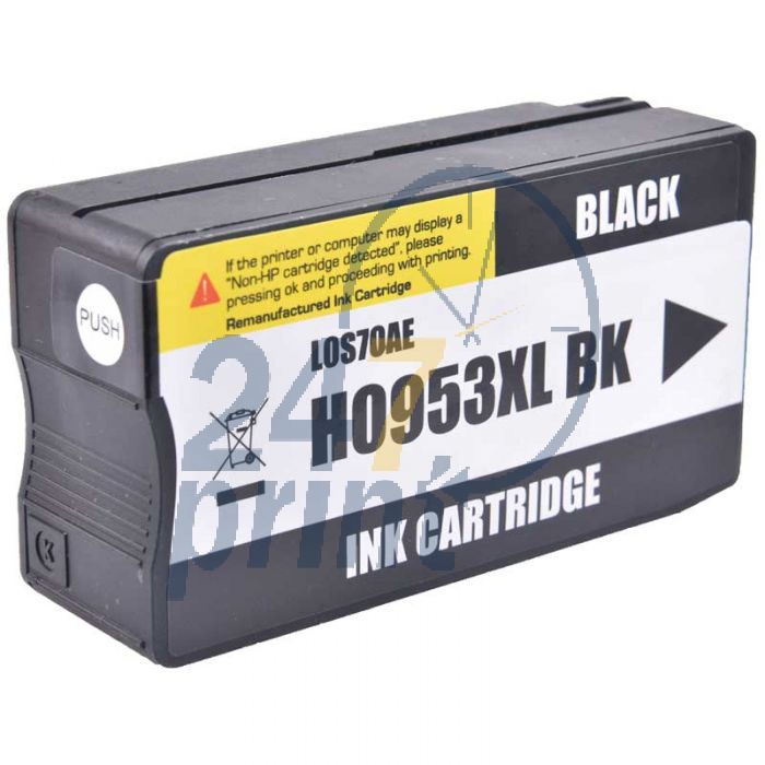 Compatible HP 953XLBK / L0S70AE Inkt Cartridge  Zwart van 247print.nl